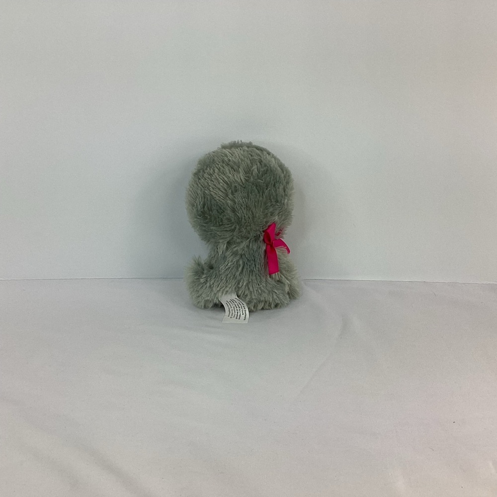 Mega Toys Sloth Gray w Pink Bow Just For You Plush 6" Stuffed Animal Toy Grey - Picture 5 of 9